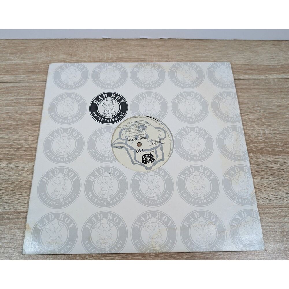 112 – Your Letter 12” Vinyl Single Bad Boy Entertainment Promo Hip Hop R&B